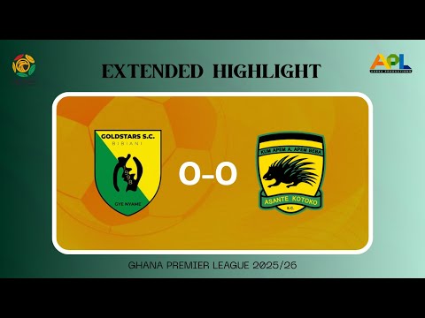 Bibiani GoldStars vs Asante Kotoko (0–0) | Match Highlights | Ghana Premier League