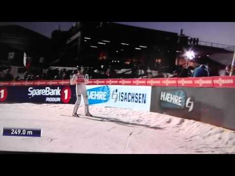 Peter Prevc jump 249m and win at Vikersund