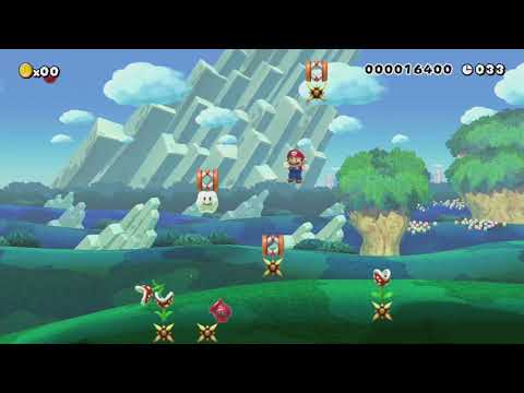 Keep R in Mario's nightmare! 1.1 by $Antti$ - Super Mario Maker - No Commentary 1bk