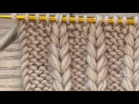 Chunky Braid Stitch — Drop Stitch Technique (4-Row Repeat)