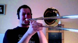 Michał Tomaszczyk solo trombone with guitar effect