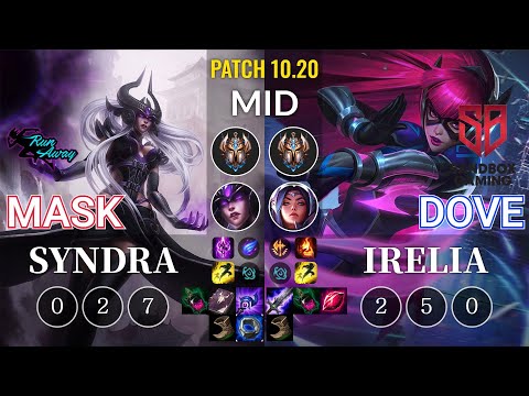RNW Mask Syndra vs SB Dove Irelia Mid - KR Patch 10.20