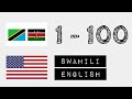 Numbers from 1 to 100 in Swahili and English