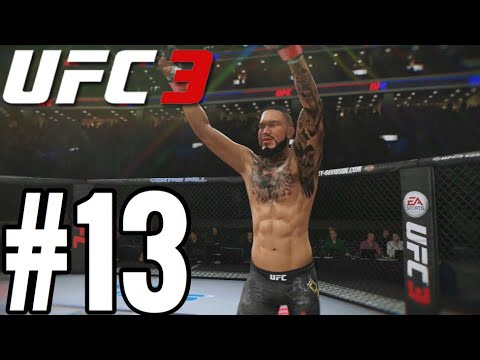 UFC 3 Bantamweight Career Mode Walkthrough Part 13 - BULLDOG CHOKE!