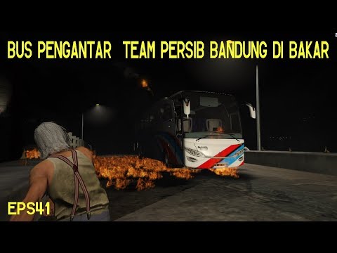 Bus di bakar orang tak di kenal | Eps41  | GTAA V MODS