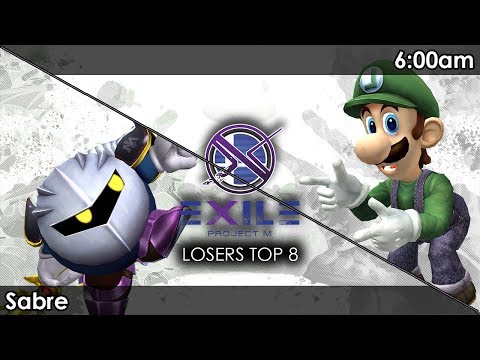 Project M: KoF | Sabre (Meta Knight) V SMT | 6:00am (Luigi) - Exile 132 SSBPM