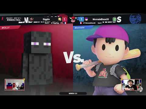 MINISH 5.5 SSBU - Diggito (Steve) VS MonnaieBison30 (Ness) - Winner Final