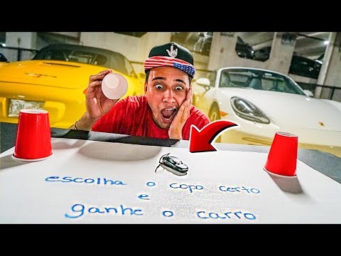 ESCOLHA O COPO CERTO E GANHE O CARRO