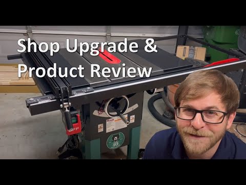 HUGE Upgrade! Grizzly G0962A40 - 10" 2 HP Open-Stand Hybrid Table Saw Review