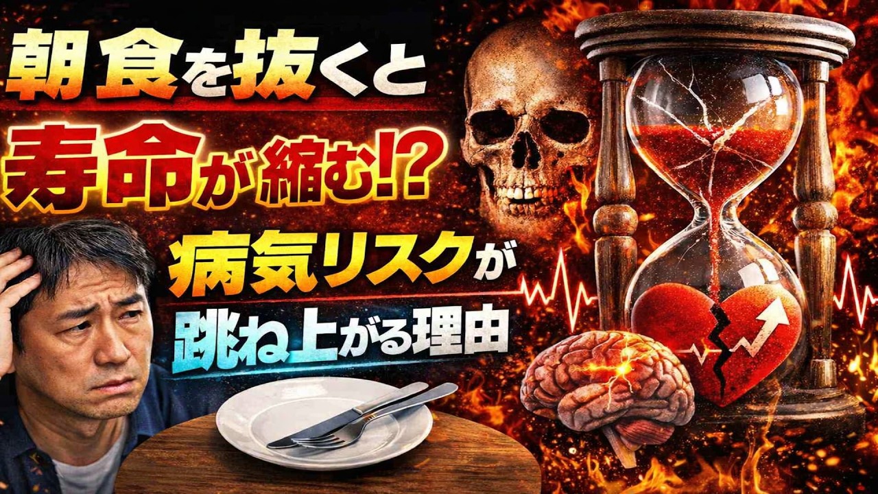 朝食を抜くと寿命が縮む！？病気リスクが跳ね上がる理由