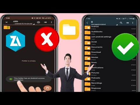 Obb/data folder access restriction - fix this folder has android access restriction Zarchiver 2025