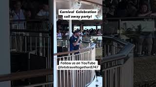 Carnival Sail Away Party! #carnivalcruise #carnivalcelebration #party #cruise