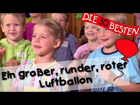 👩🏼 Ein großer, ein runder, ein roter Luftballon - Singen, Tanzen und Bewegen || Kinderlieder