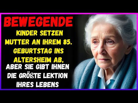 Kinder setzen Mutter ins Heim, aber sie erteilt ihnen die größte Lektion.
