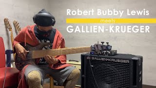Video thumbnail for Bubby Lewis meets Gallien-Krueger / 115RBH & LEGACY 500 by Kanda Shokai Corporation