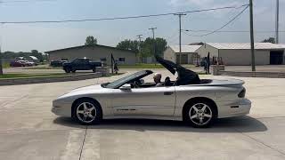 1997 Pontiac Firebird Trans Am Convertible Top Operation
