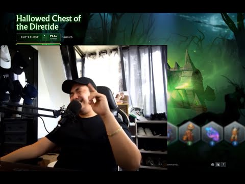 DOTA 2 - OPENING HALLOWED CHEST OF THE DIRETIDE SENT BY MY VIEWERS!