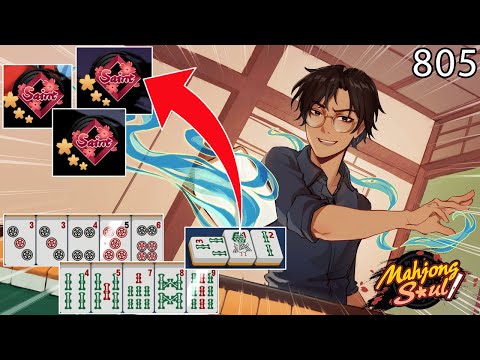 Facing THREE Saint Level Opponents In The Jade Room And It's CINEMA [Mahjong Soul - Ep. 805]
