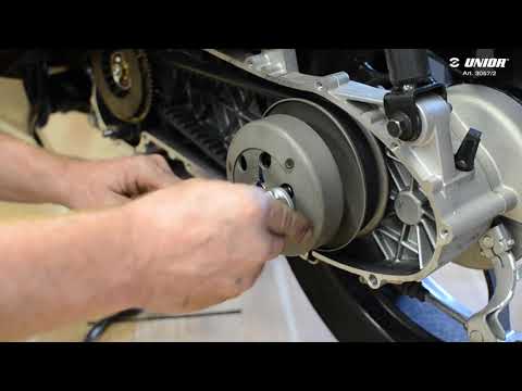 Variator and clutch drive holder tool with ring wrench