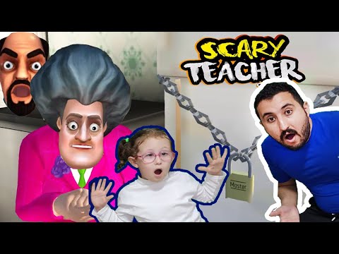 WHAT IS SCARY TEACHER MISS T HIDING IN HER REFRIGERATOR 🥶 SCARY TEACHER 3D | GÖKHAN ABİ AND BAHAR...