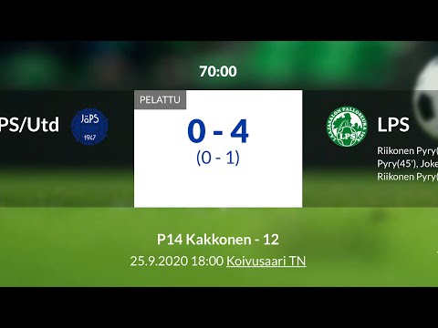 P14 Kakkonen: JäPS/Utd - LPS 25.9.2020