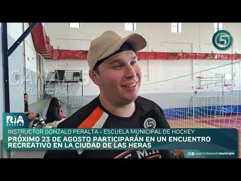 🔹Prof. Stefania Peralta y Gonzalo Arias -instructor - Escuela Municipal de Hockey.