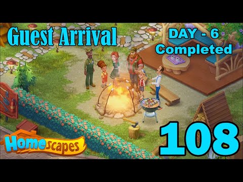 Homescapes Story Walkthrough Gameplay - Lake House Guest Arrival - Day 6 Completed - Part 108
