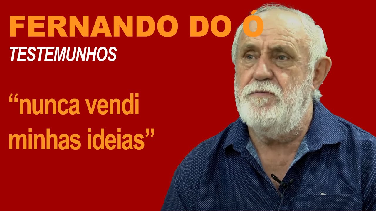 FERNANDO DO Ó: "nunca vendi minhas ideias"