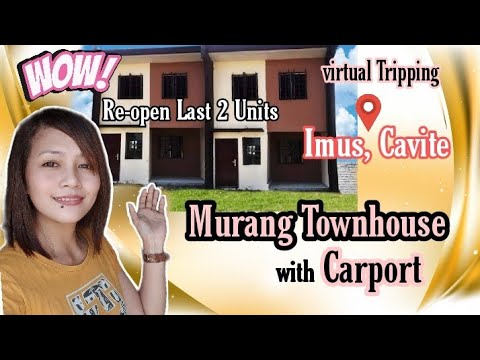 Latest|| Pinakamurang Townhouse with Carport sa Imus Cavite||May special Discount||Virtual Tripping