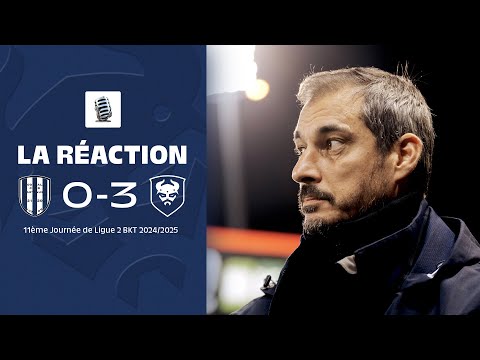 J11 Ligue 2 BKT : La réaction de Nicolas Seube après FC Martigues 0-3 SMCaen