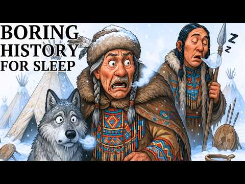 How Native Americans Sleep In Tipi Tents Without Freezing to Death | 3 Hours of Relaxing History
