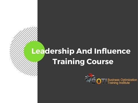 Leadership And Influence Training Course - YouTube