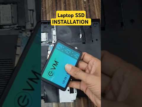 Laptop SSD installation | how to install SSD in laptop #shorts #laptop #ssd #evm