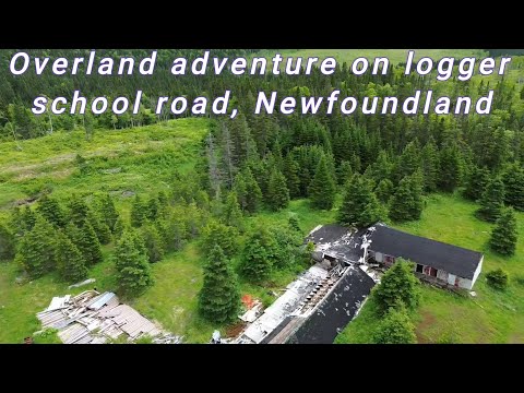 Our overland adventure on Newfoundland woods roads #abandoned