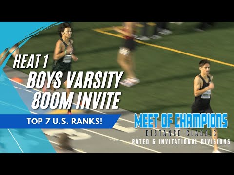 2025 TF - Meet of Champions Distance Classic - Boys 800M Invite - Heat 1