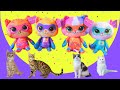 Disney Junior SuperKitties Plush Toys! Unbox & Meet Ginny, Sparks, Buddy, and Bitsy!
