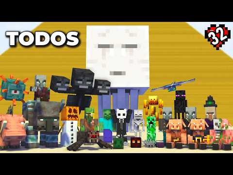 I captured ALL the Minecraft MONSTERS!