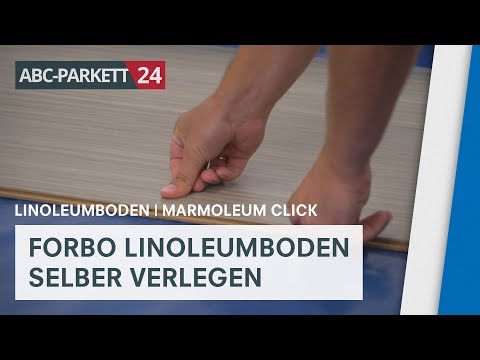 Forbo Linoleum Marmoleum Click selber verlegen