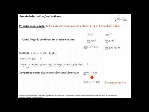 Propriedades de Funções Contínuas