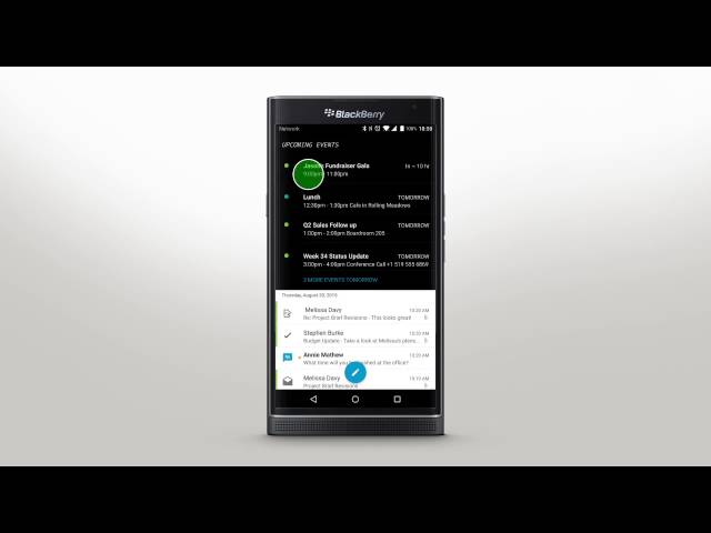 PRIV by BlackBerry - BlackBerry Hub: Official How To Demo