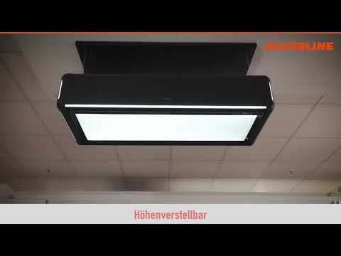 Das Multitalent SILVERLINE Umluft-Deckenlifthaube Lightline