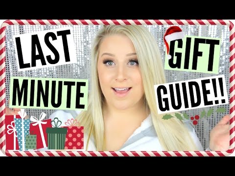 LAST MINUTE HOLIDAY GIFT GUIDE!! Video