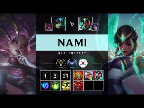 Nami Support vs Karma - KR Diamond Patch 25.17