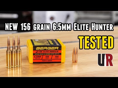 TESTED: NEW Berger 156 grain 6.5mm Elite Hunter Bullets