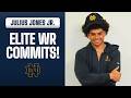 ELITE WR JULIUS JONES JR. COMMITS TO NOTRE DAME FOOTBALL OVER MIAMI
