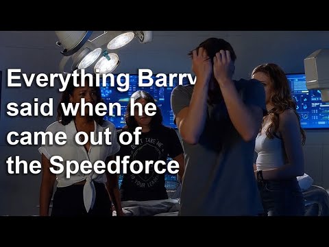 Everything Barry said in 4x01 with scenes from season 1 to 5