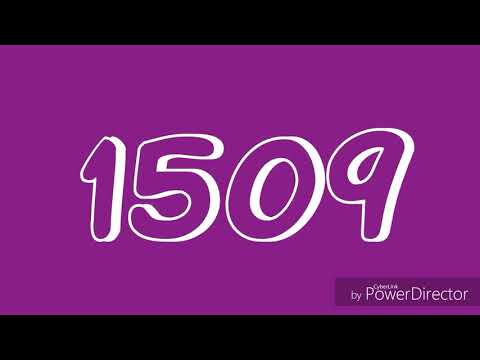 Numbers 1 to Gloria Number