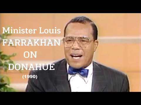 Minister Louis Farrakhan on Donahue (1990) #ADOS #InstitutionalizedRacism