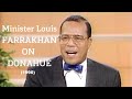 Minister Louis Farrakhan On Donahue 1990 InstitutionalizedRacism