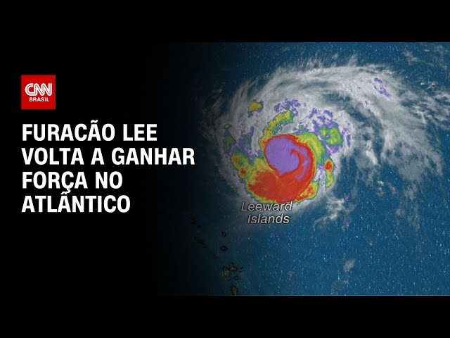 Furacão Lee volta a ganhar força no Atlântico | CNN NOVO DIA